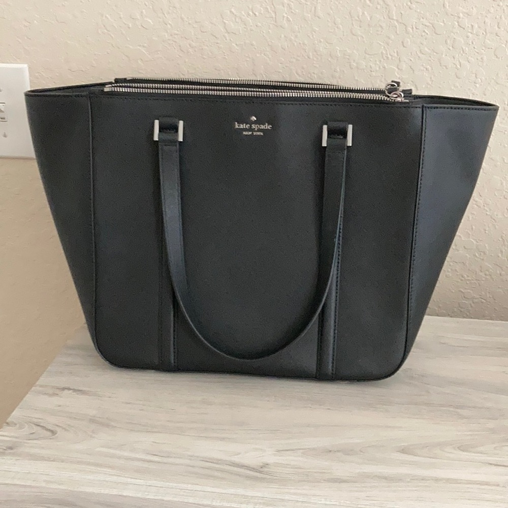 Kate Spade large black tote Newbury Lane